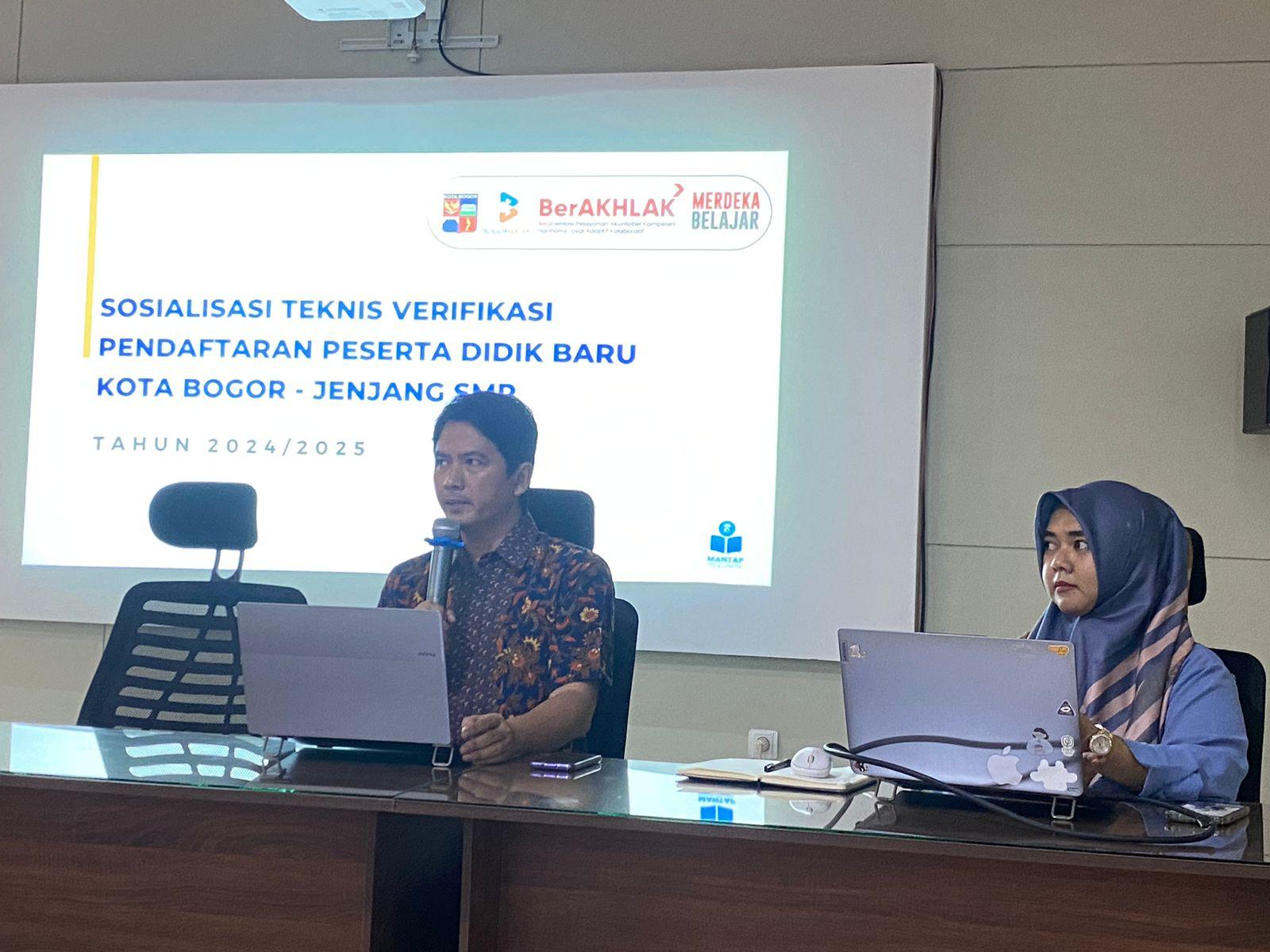ThumbnailSosialisasi Mantap PPDB Online kepada Operator SMP dan OPD PPDB Kota Bogor